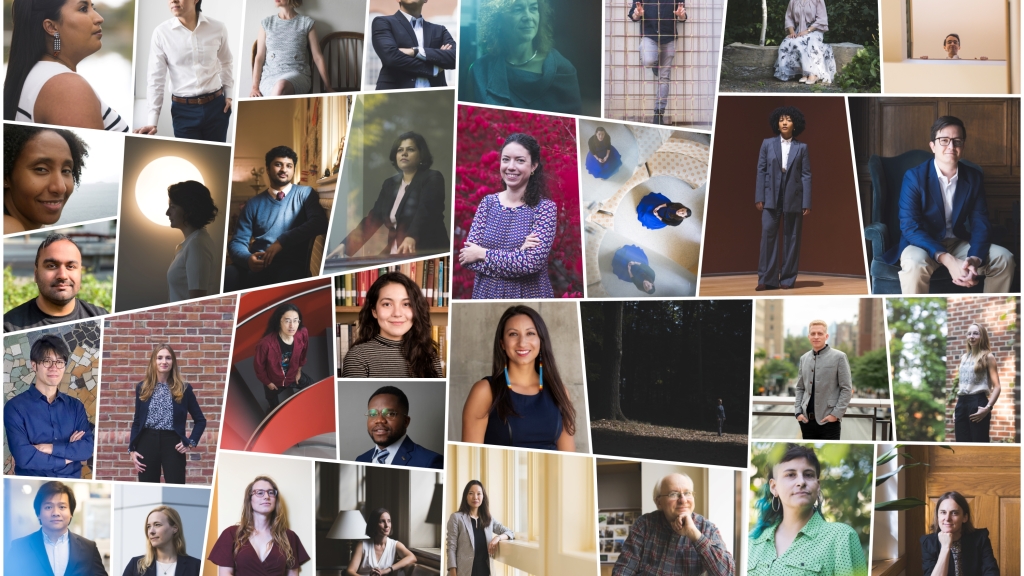 Collage of new faculty