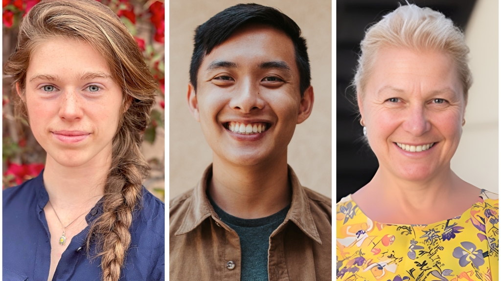 Rebecca Gallivan, Thomas Tran, and Julia Greer
