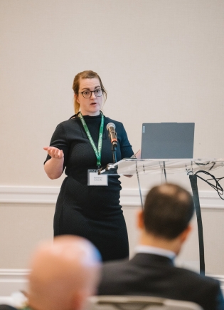 Katharina Schmolly speaking